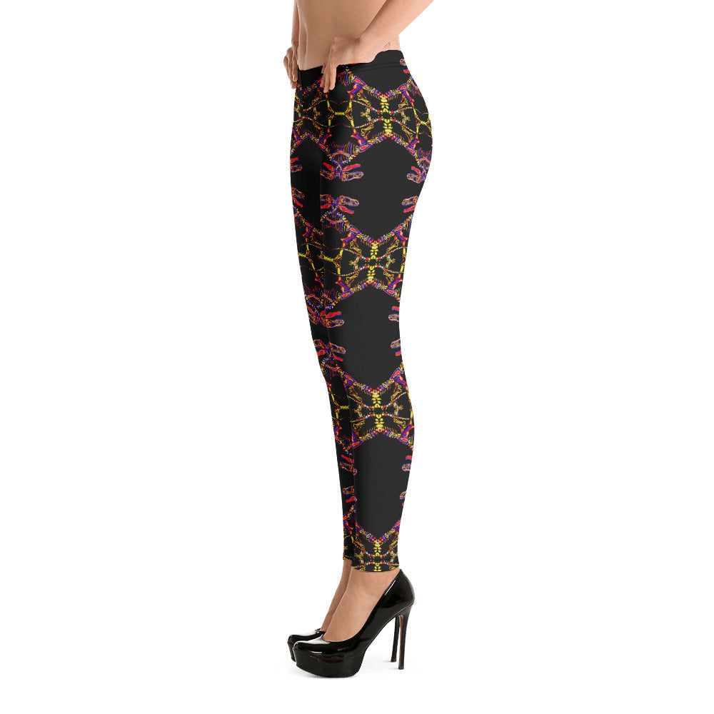 Chain print leggings